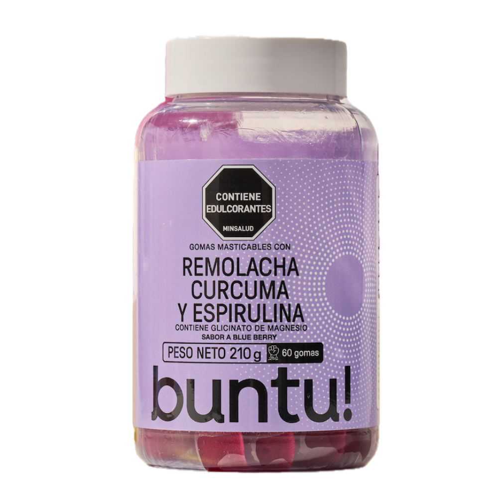 Remolacha, Cúrcuma, Espirulina y Glicinato de Magnesio